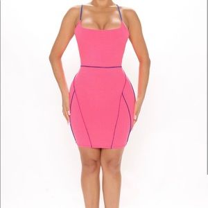 Pink Fashion Nova dress size medium
